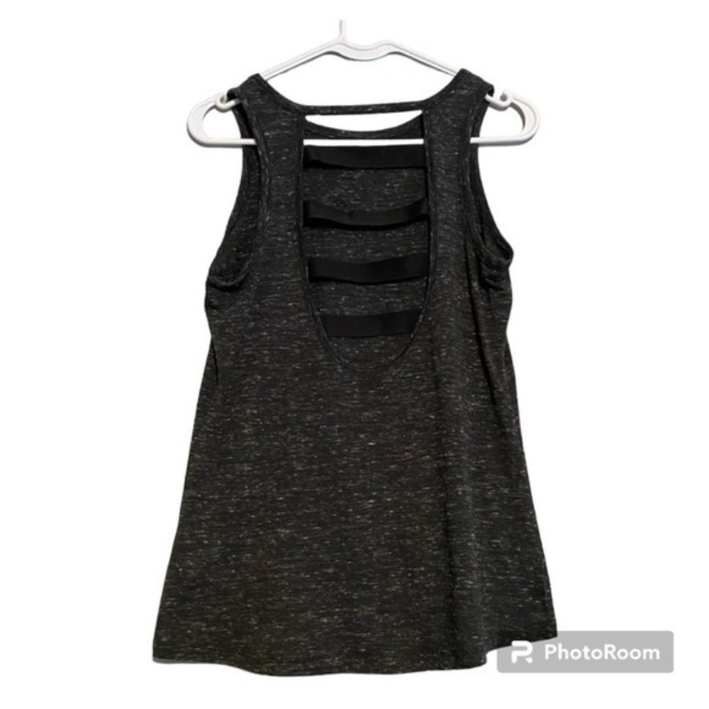 VS Sport - Dark Gray Open Back Strappy Workout Tank